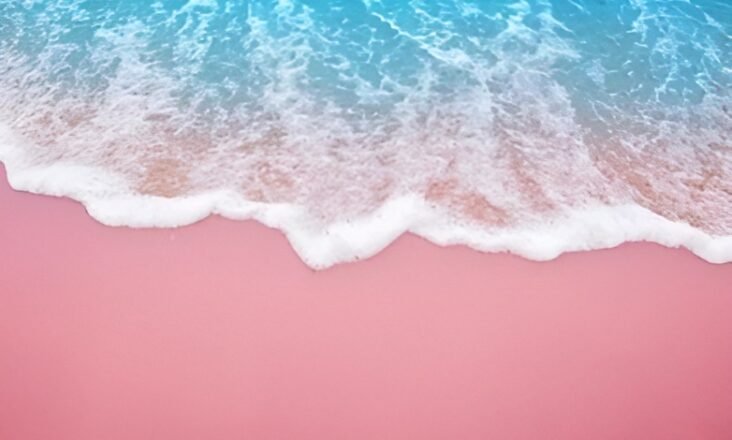 pink beach