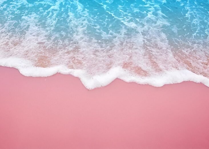 pink beach