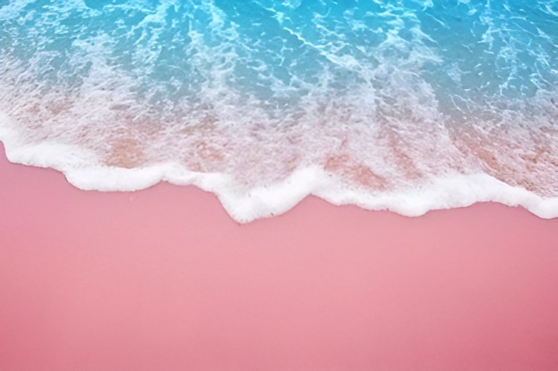 pink beach