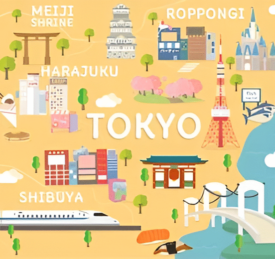 tokyo map