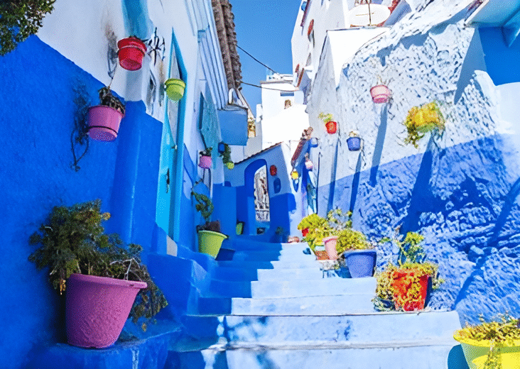 morocco's blue city