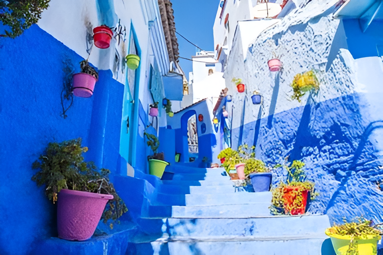 morocco's blue city